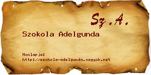 Szokola Adelgunda névjegykártya